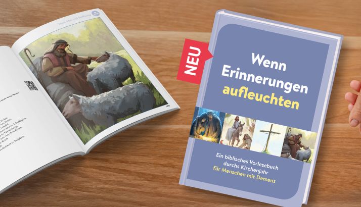 Buchcover und Innenseite von Wenn "Erinnerungen aufleuchten"