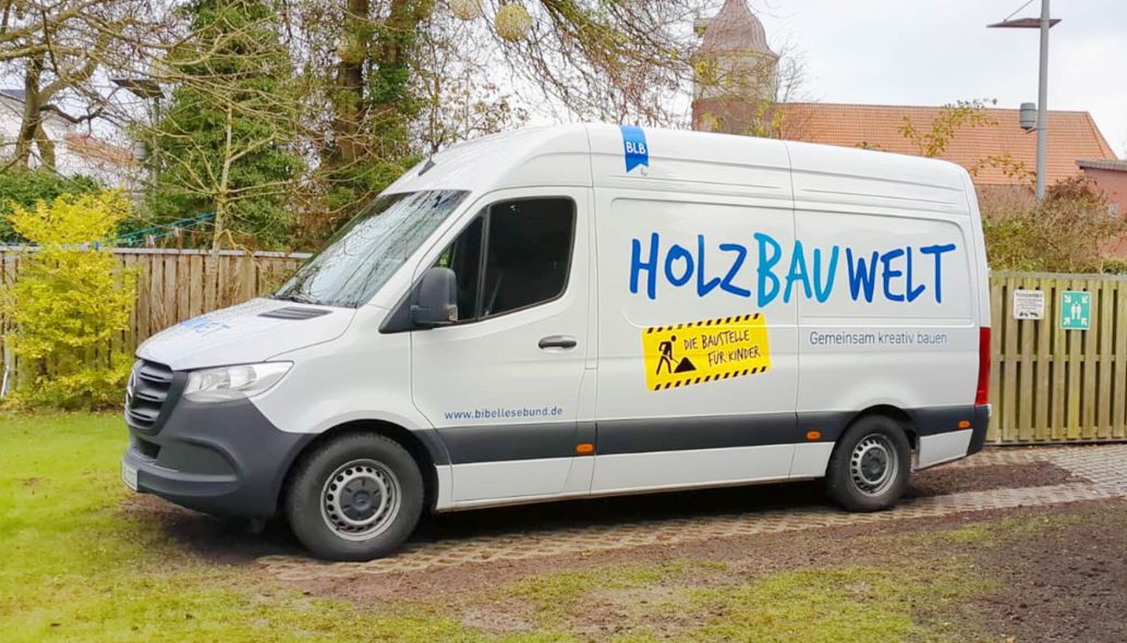 Unser Sprinter der dritten Holzbauwelt in seinem Zuhause in Bremervörde.