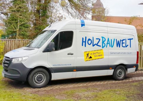 Unser Sprinter der dritten Holzbauwelt in seinem Zuhause in Bremervörde.